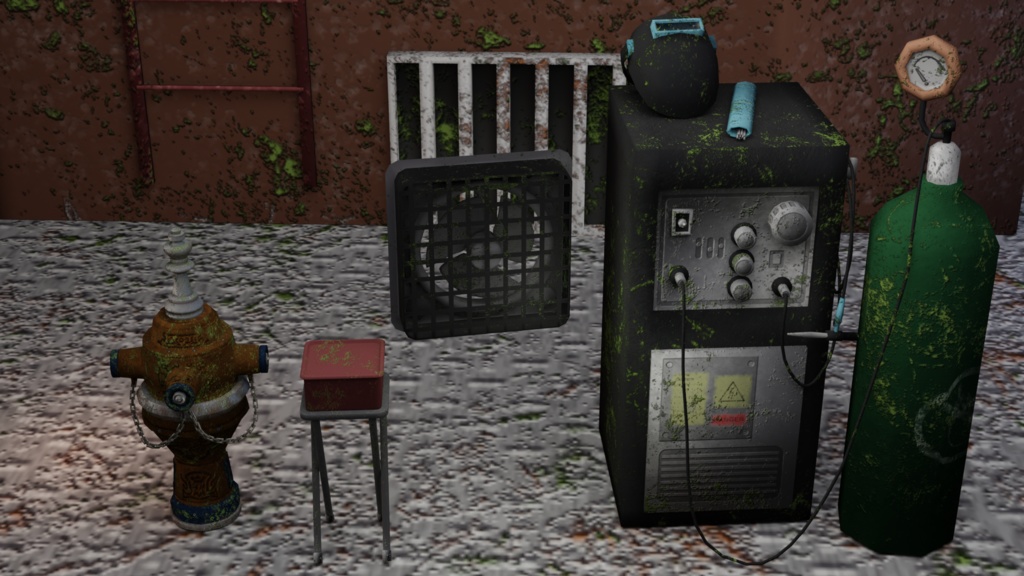 [商用利用可能]廃墟小物/ruins prop[ Commercially available]