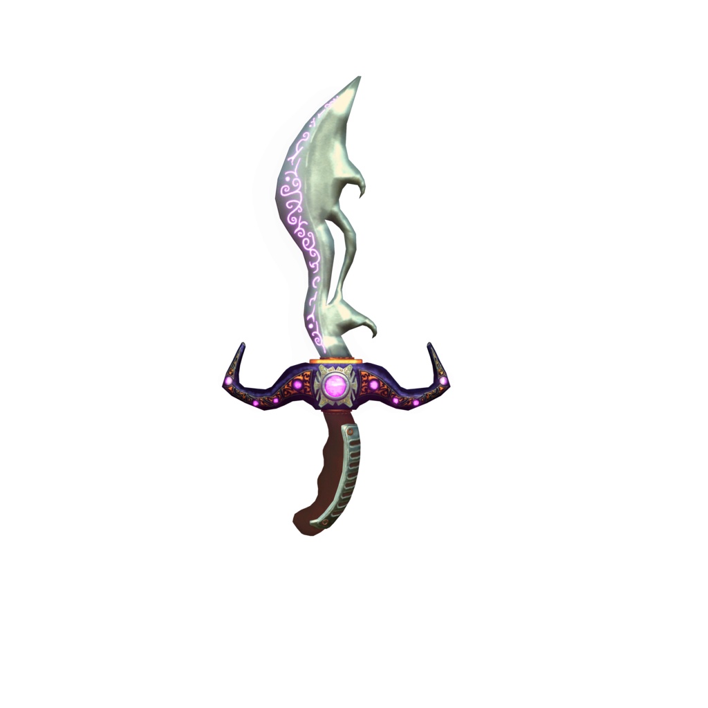 【VRC想定】パーティクル付き 闇の短剣【商用利用可能】