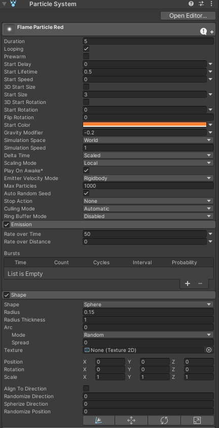 ろうそくのパーティクル/Candle Particles