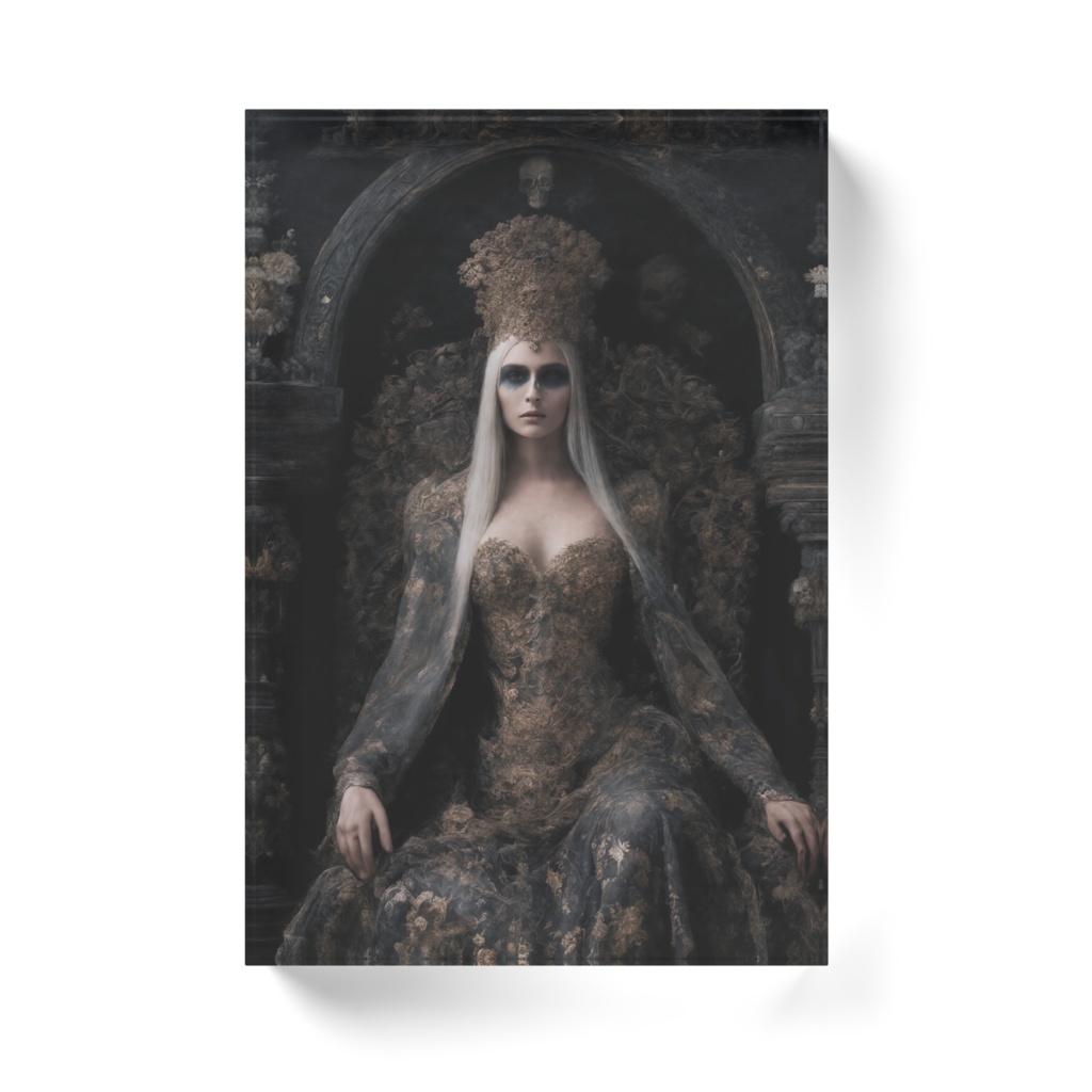 The necromancer (100megapixels ultra-high-resolution 11584x9408px)アクリルブロック