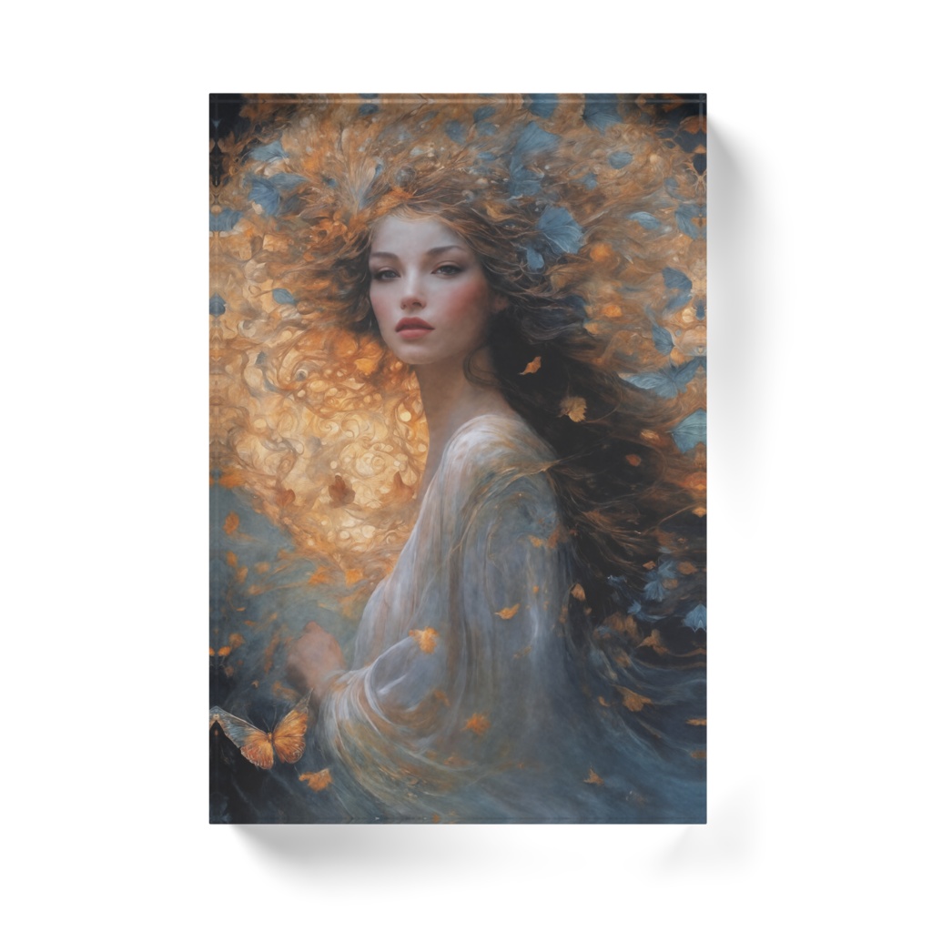 Exclusive (100megapixels ultra-high-resolution 11584x9408px) アクリルブロック