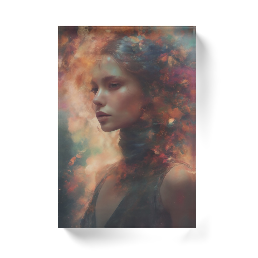 Autumn leaves (100megapixels high-resolution 11584x9408px) アクリルブロック