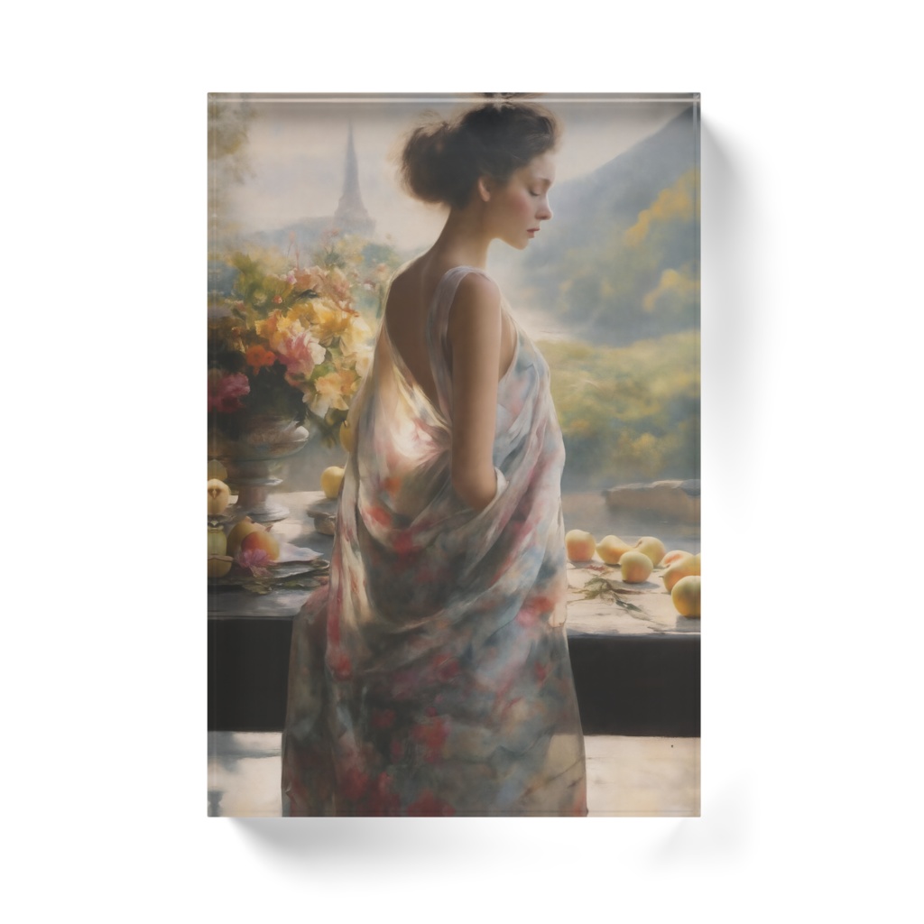 The spirit wielder (100megapixels ultra-high-resolution 11584x9408px) アクリルブロック