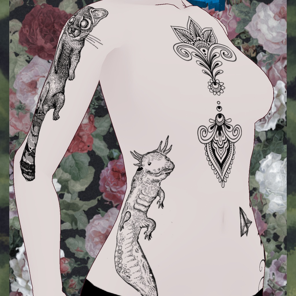 [VRoid] Tattoo Pack