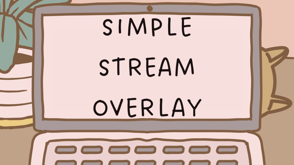 Simple Stream Overlay | VTuber - Day - Night - Pastel - Background - Panels - Starting soon - BRB - Offline | INSTANT DOWNLOAD