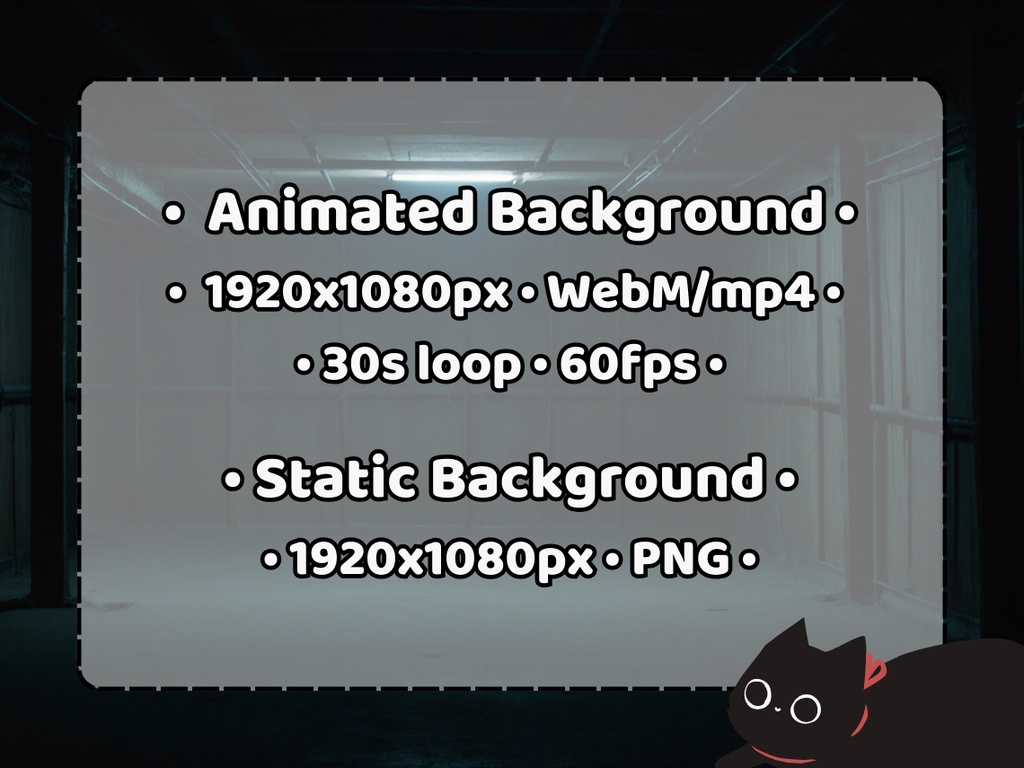 ANIMATED STREAM BACKGROUND | Dark Abandoned Basement Fantasy Horror Creepy Mysterious Ambience Seamless Loop Background