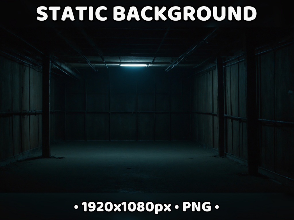 ANIMATED STREAM BACKGROUND | Dark Abandoned Basement Fantasy Horror Creepy Mysterious Ambience Seamless Loop Background