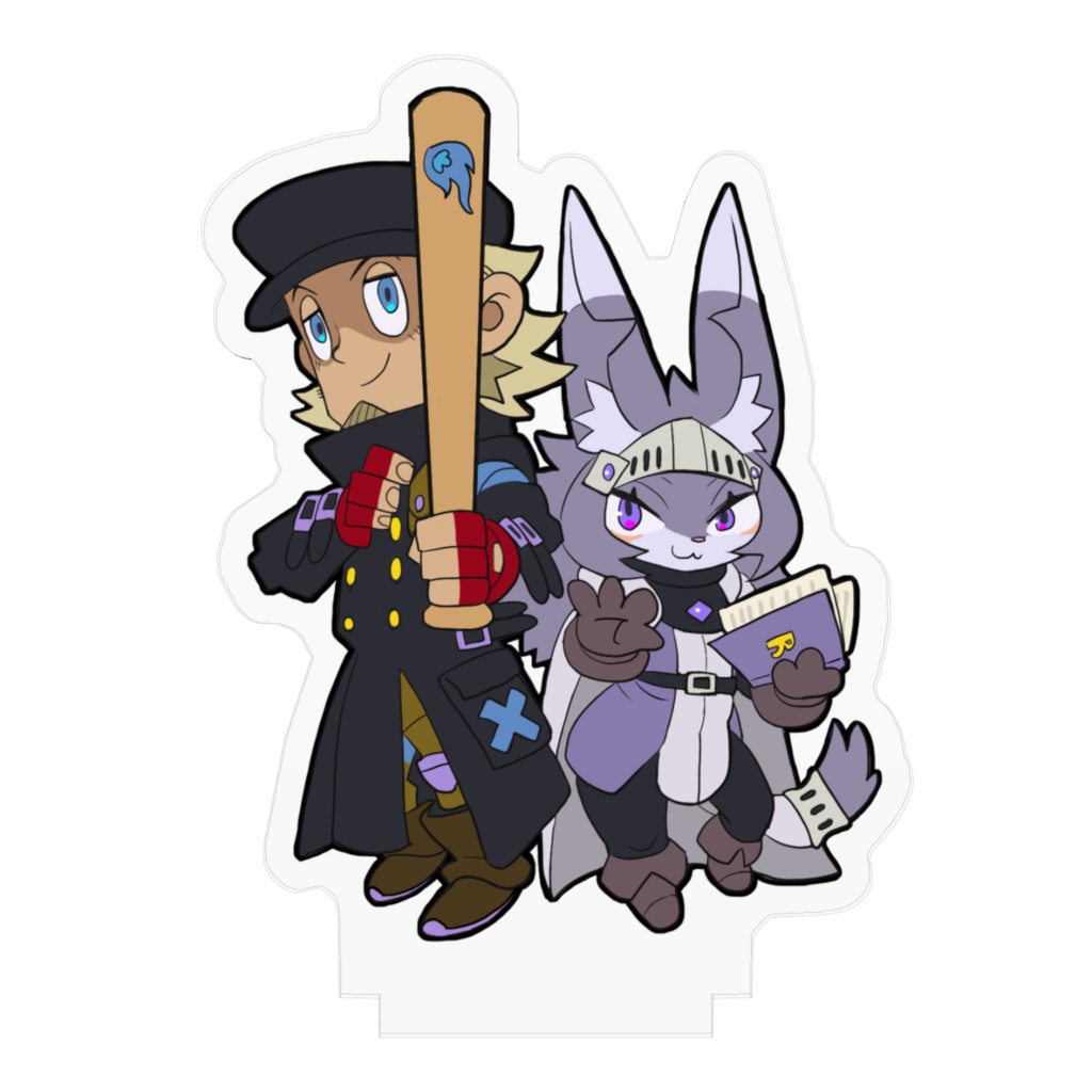 【PFSoZ】バットくん&リレイアさんのアクリルフィギュア