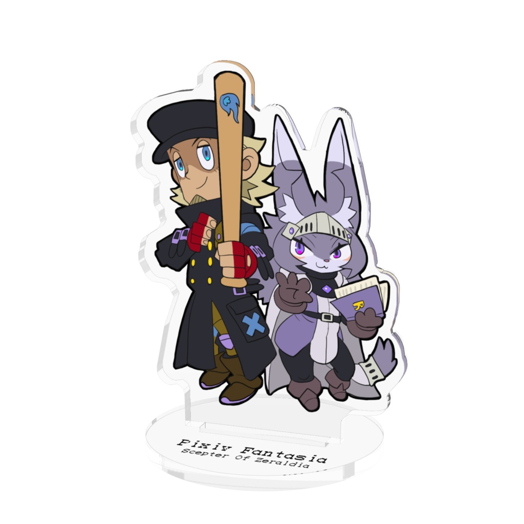 【PFSoZ】バットくん＆リレイアさんのアクリルフィギュア