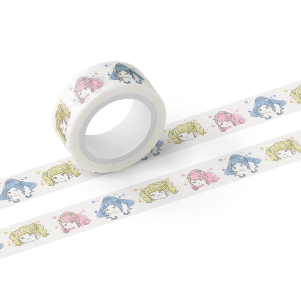 ヒーリングっどプリキュア 初期3人 マスキングテープ