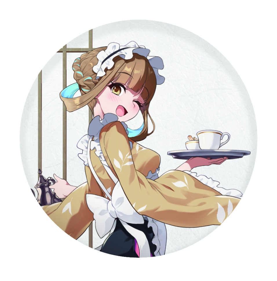 【匿名配送】時乃の紅茶時間　缶バッチ【あんしんBOOTHパック】