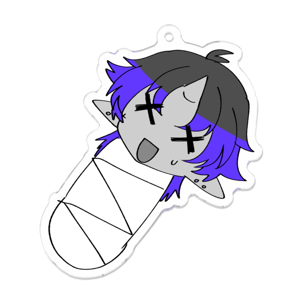 おくるみムクイくんアクキー