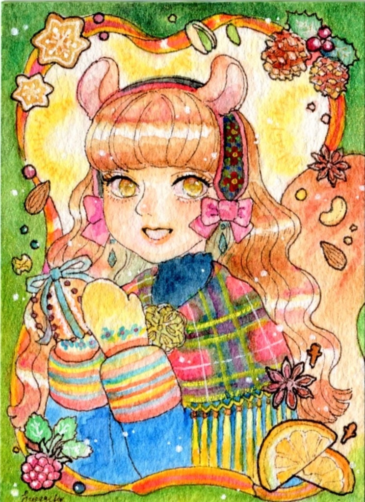 2206【創作】ATC原画_リス