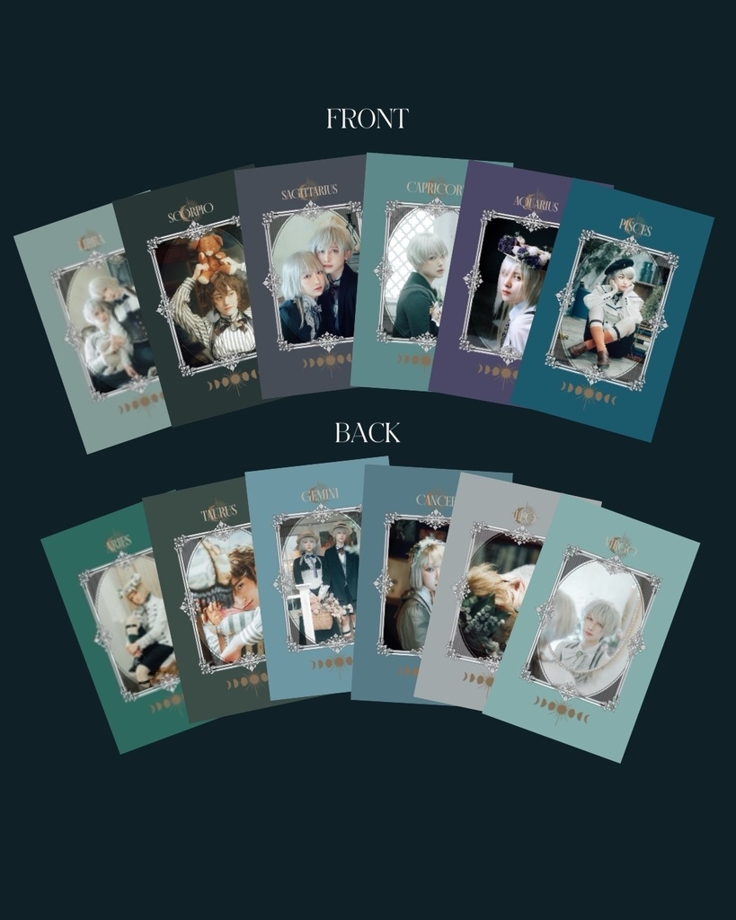 ZODIAC SIGN CARD 星座カード(6枚 / 12柄)