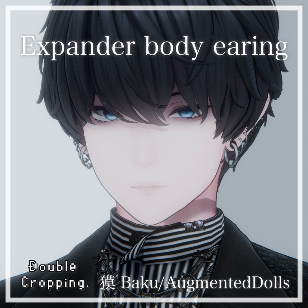 Expander body earing 21set for MEN