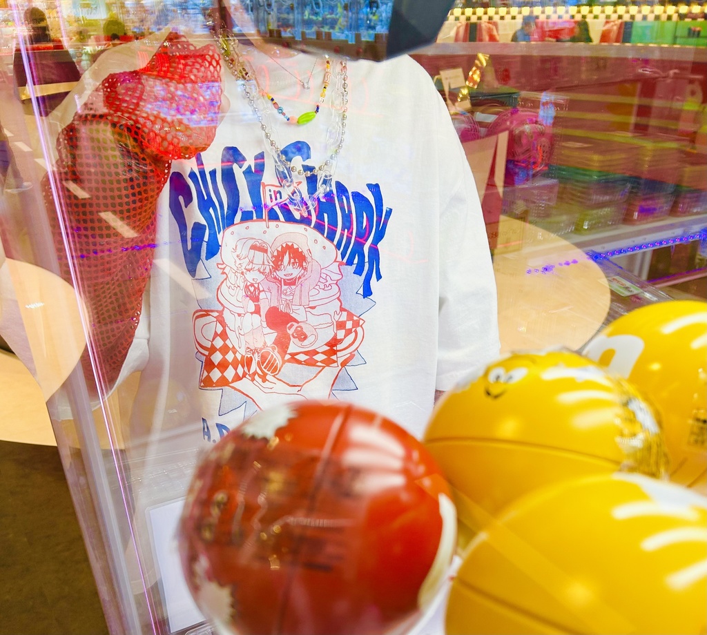 CHICK IN SHARK USEDボディ2色Tシャツ