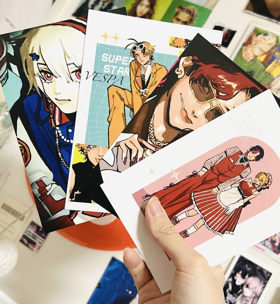 ファッションポストカード