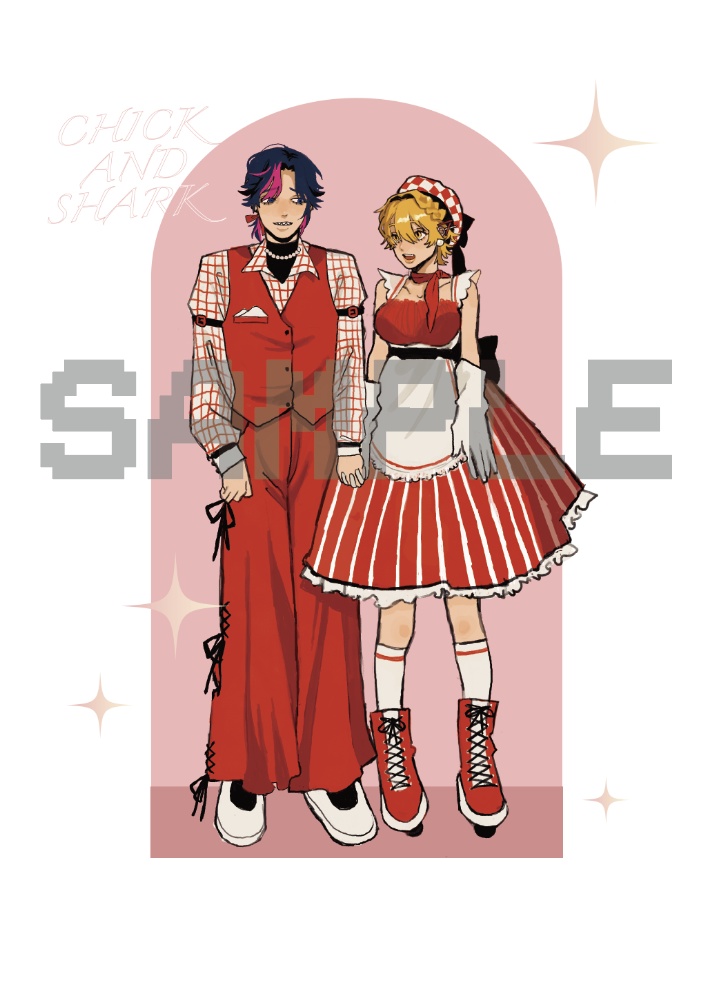 ファッションポストカード