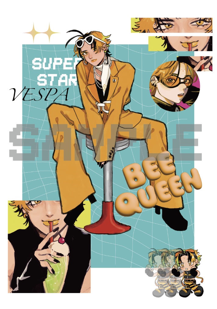 ファッションポストカード