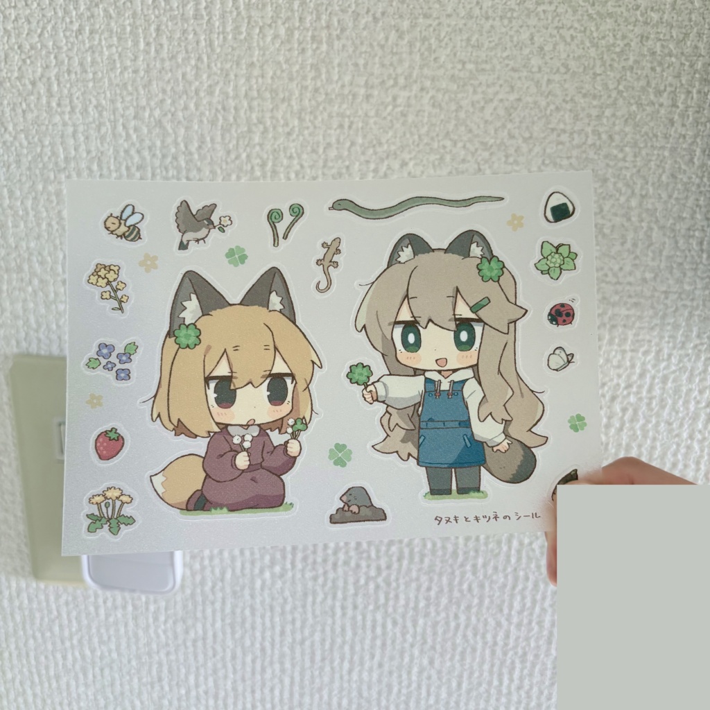 クリアステッカーシート