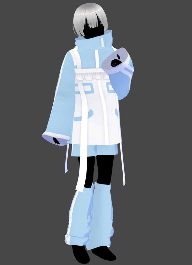 「VROID」 Tenshi Kaiwai / Mizuiro Kei || 天使界隈 / 水色系 Outfit