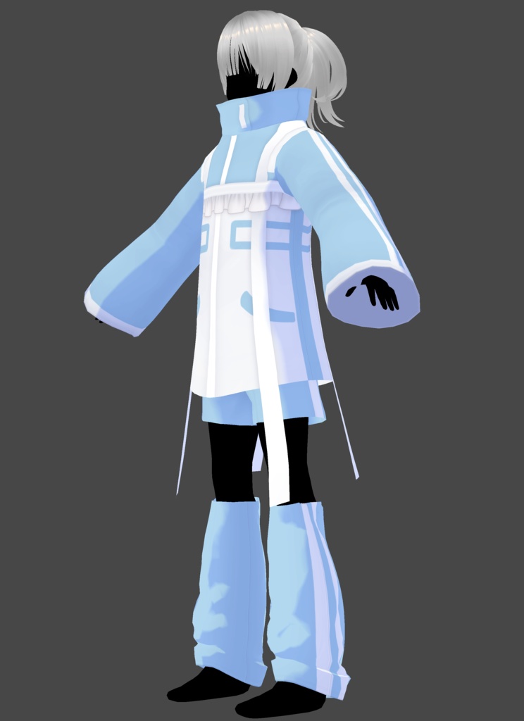 「VROID」 Tenshi Kaiwai / Mizuiro Kei || 天使界隈 / 水色系 Outfit