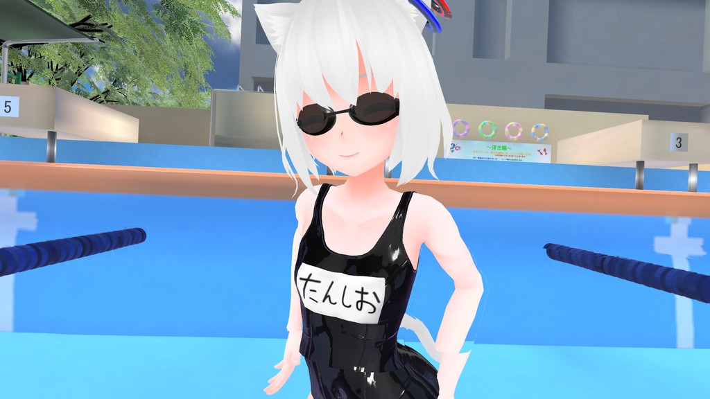 水陸両用眼鏡.unitypackage (水中メガネ、ゴーグル)