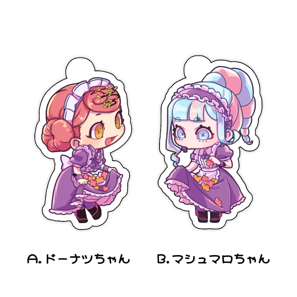 アクキー ドーナツ&マシュマロ