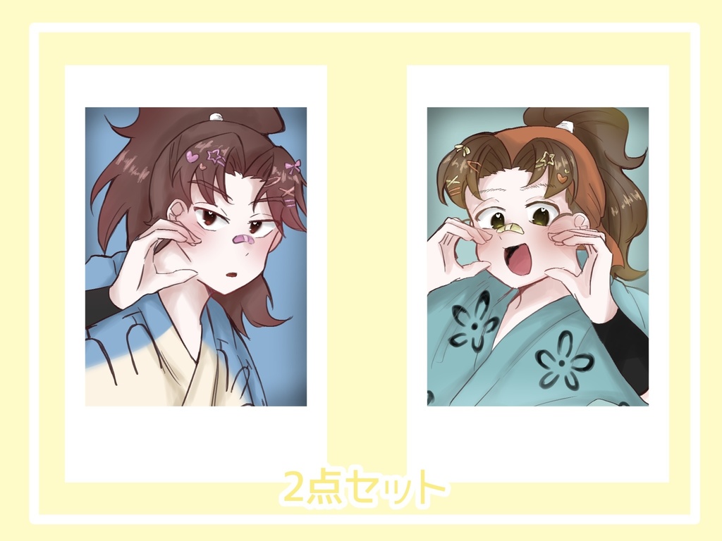 利こまチェキ風カード