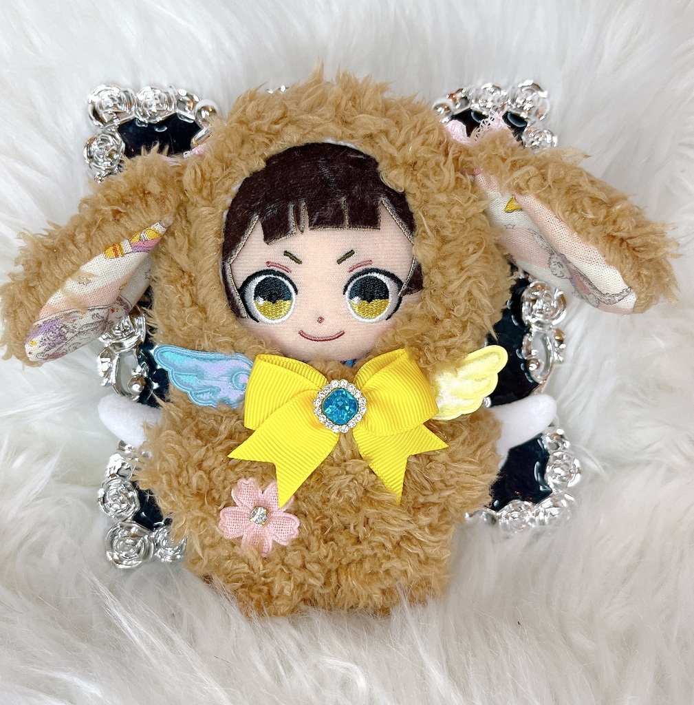 天使のプードル 青×黄カラー