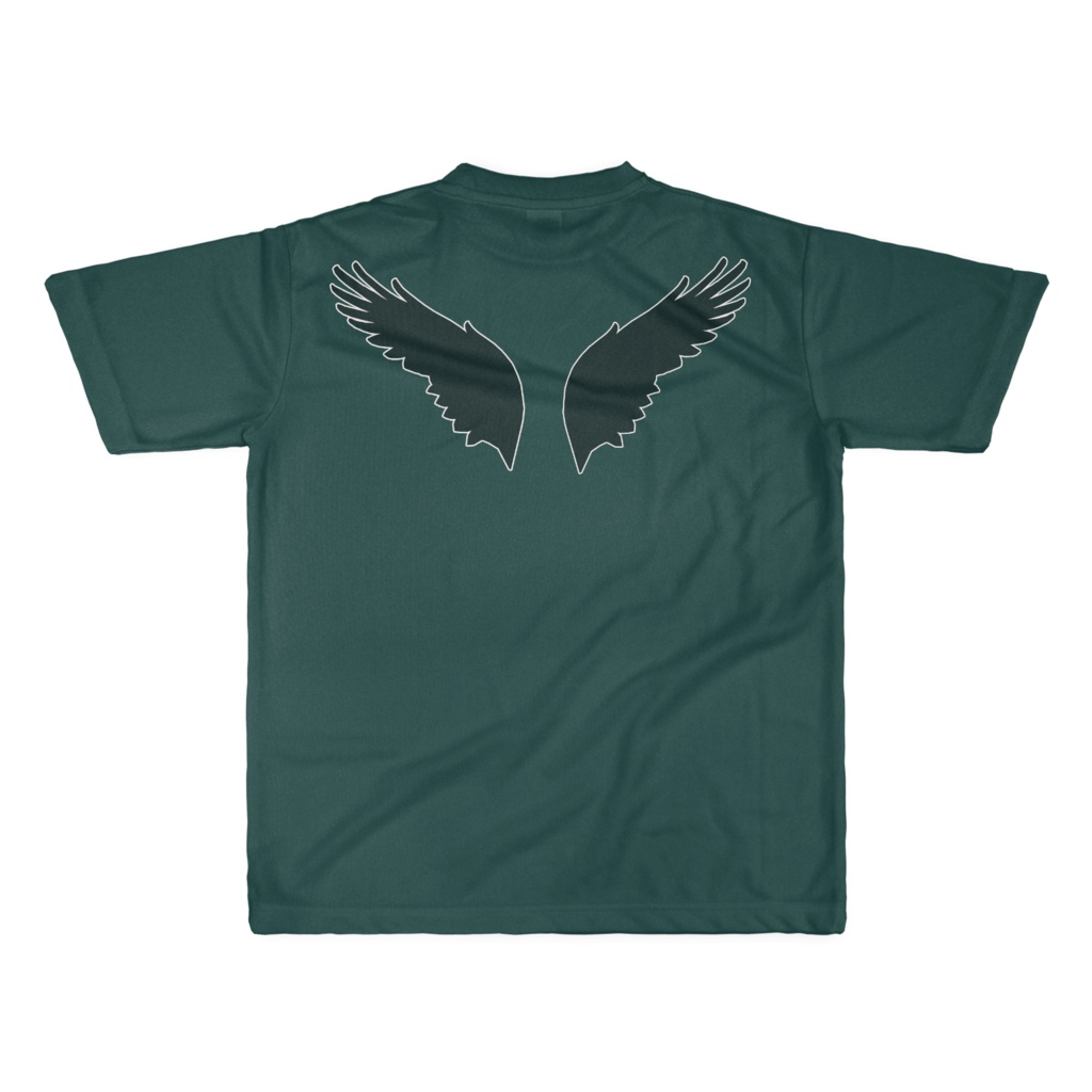 カラスマクロウモチーフTシャツ