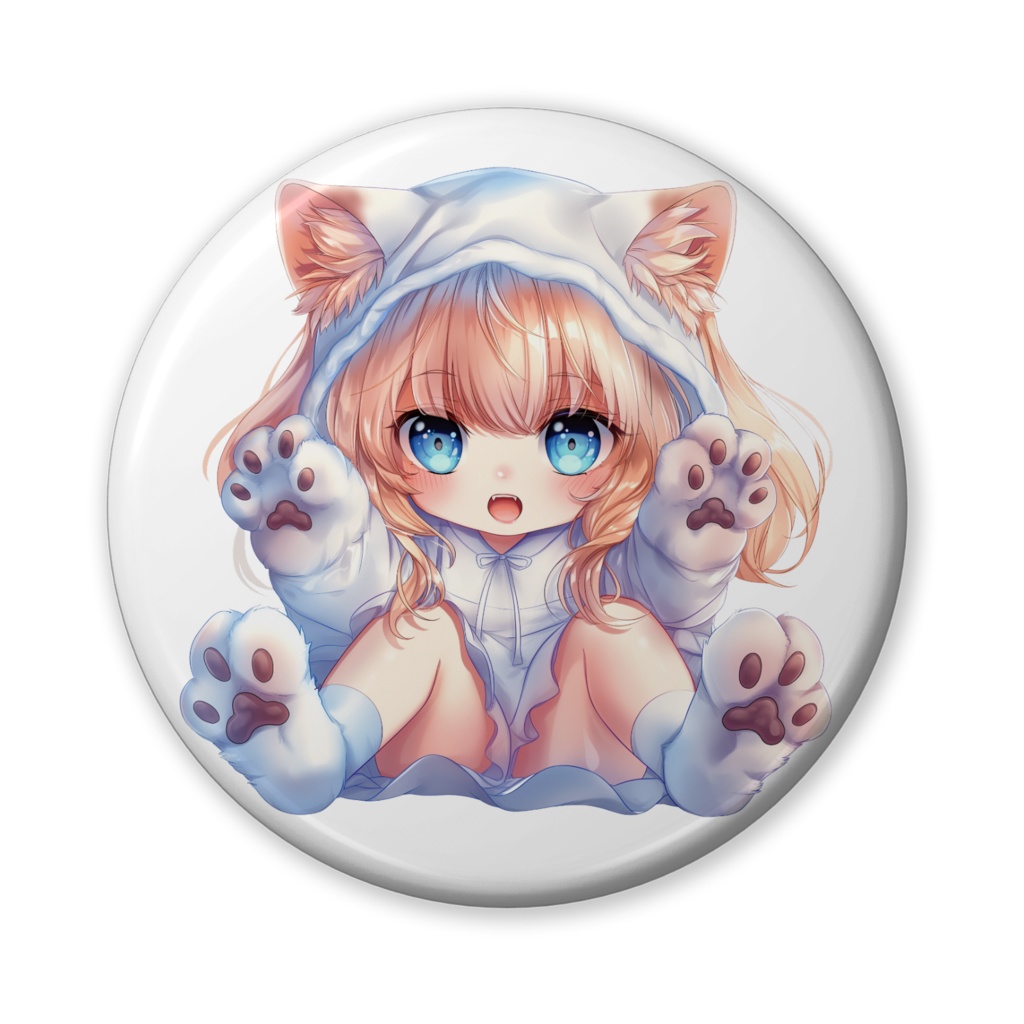 完バッジ【Kitten Girl】