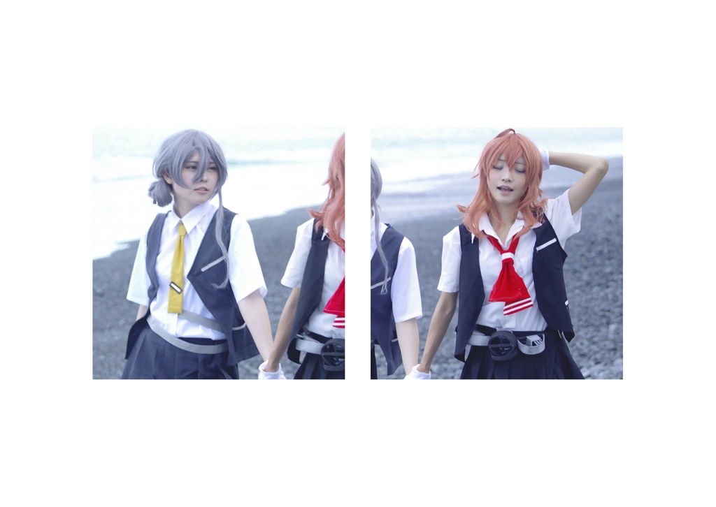 【DL版】潮風と恋のエチュード【第四駆逐隊コスプレ百合写真集】