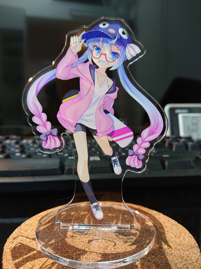 スケボーウナちゃんアクリルフィギュア