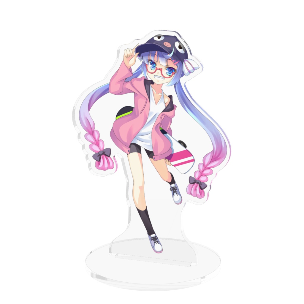 スケボーウナちゃんアクリルフィギュア