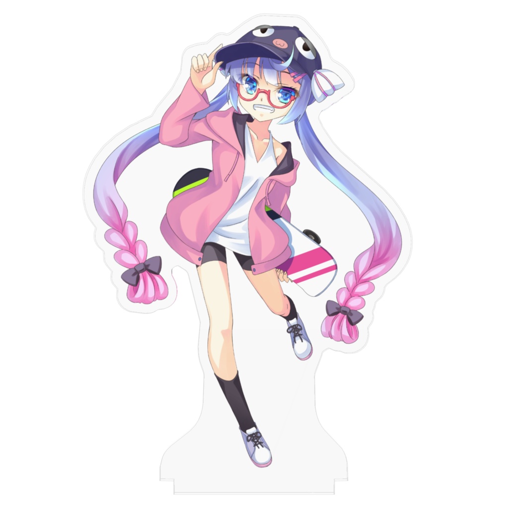 スケボーウナちゃんアクリルフィギュア