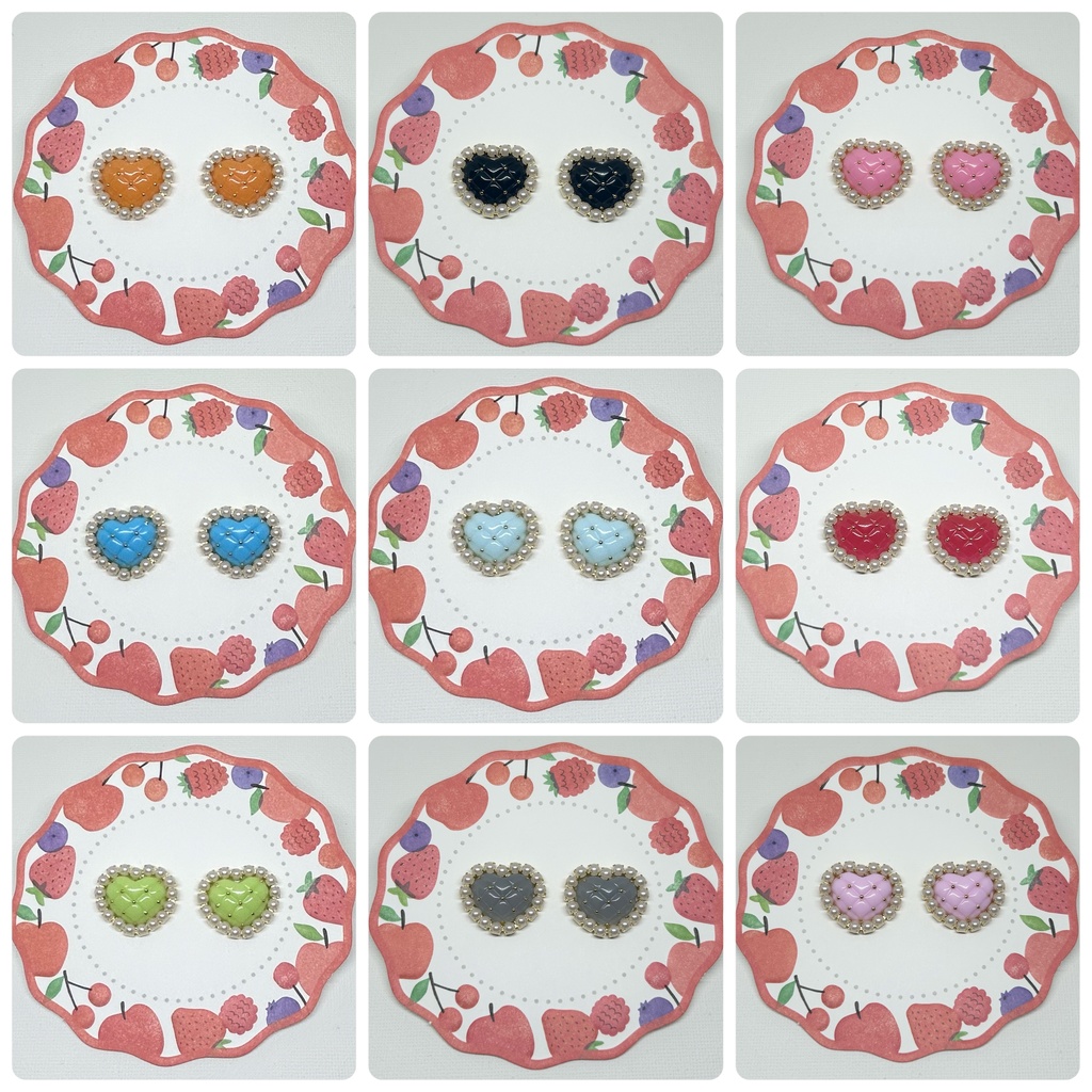 あんスタ　ユニットカラー　キルトハートピアス