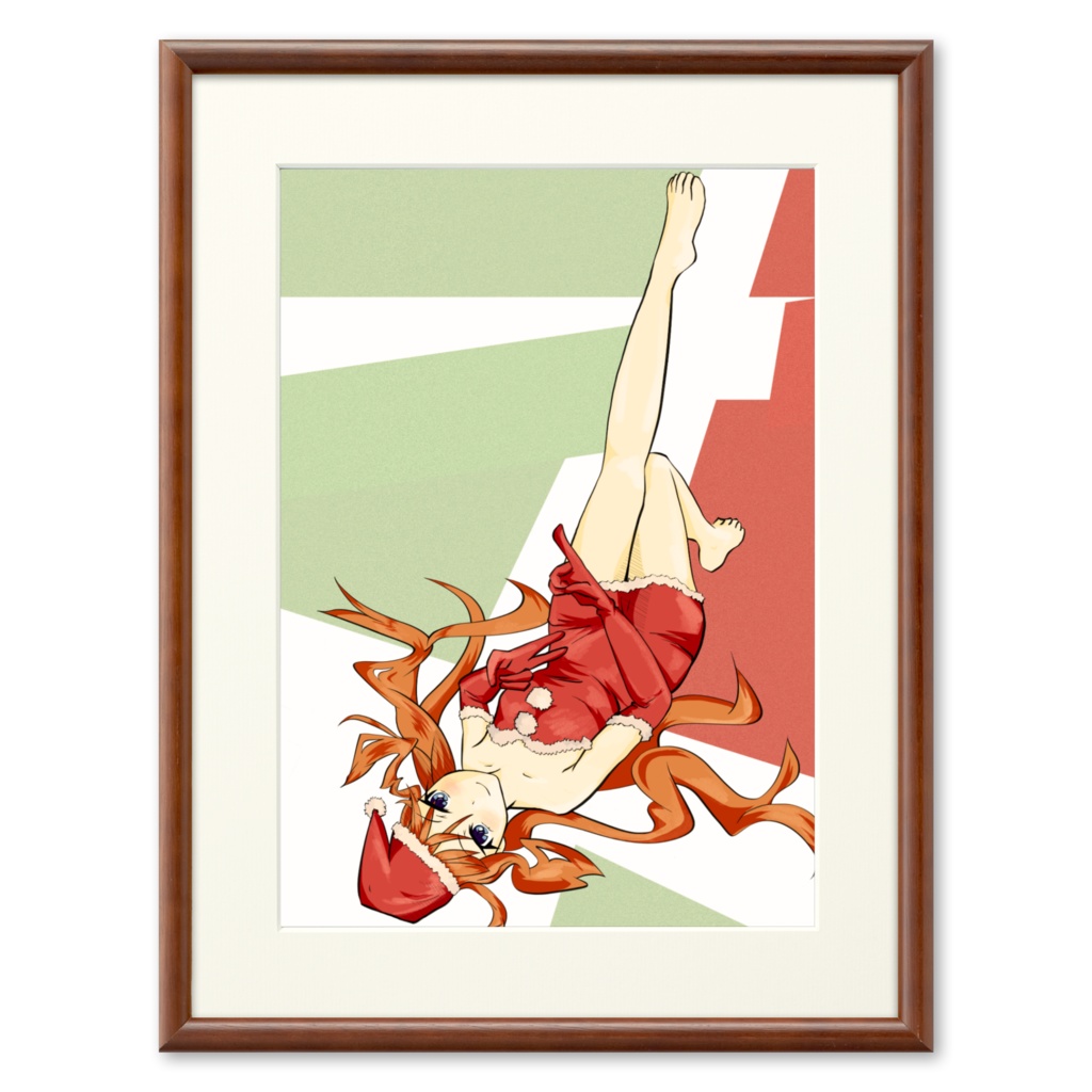 複製画　2021年クリスマス用イラスト（良心さん）