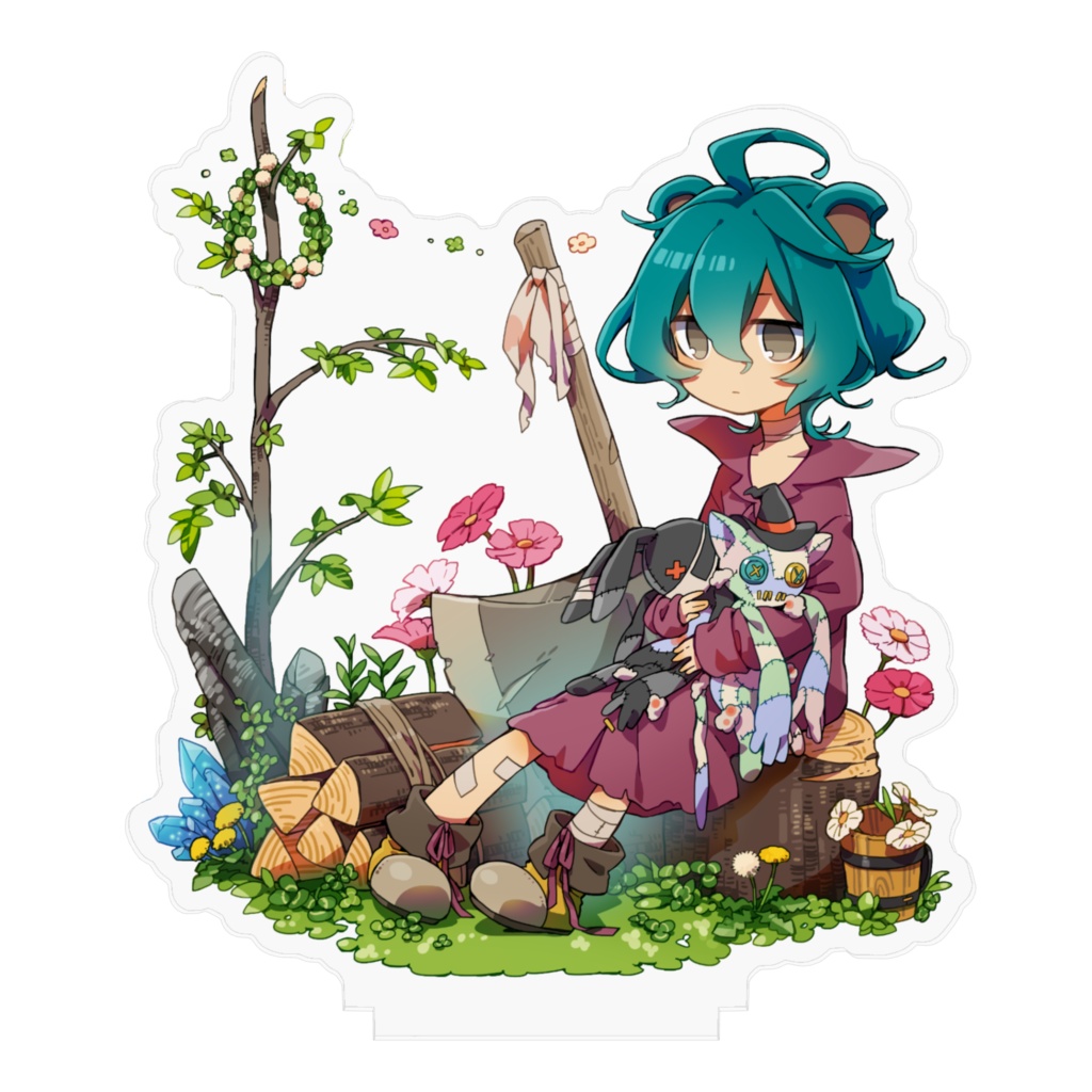 ʕ ·ᴥ·ʔチャンアクリルフィギュア