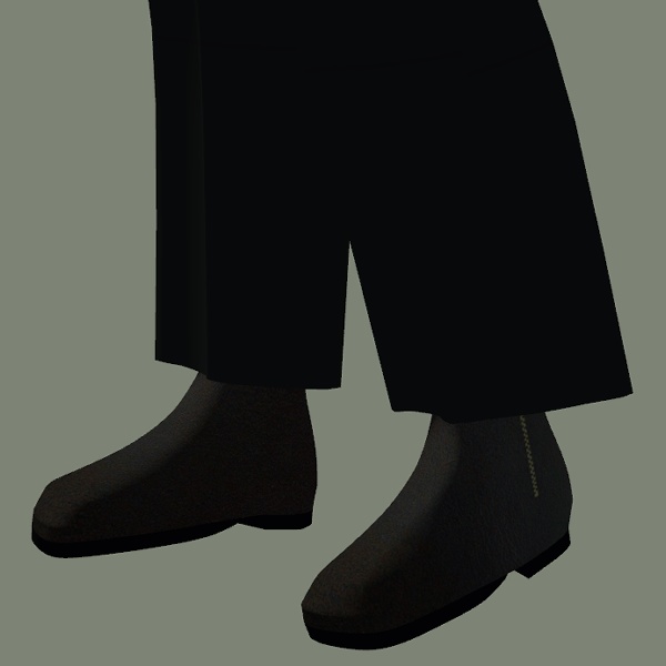 BLACKコーデ-Alu-【VRchat想定】