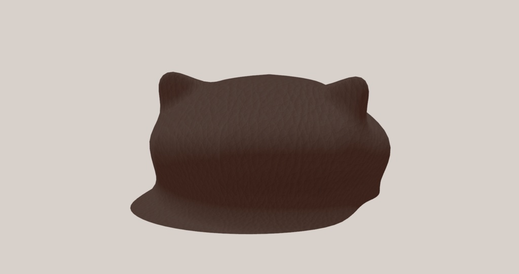 【VRChat想定】ねこみみキャップ