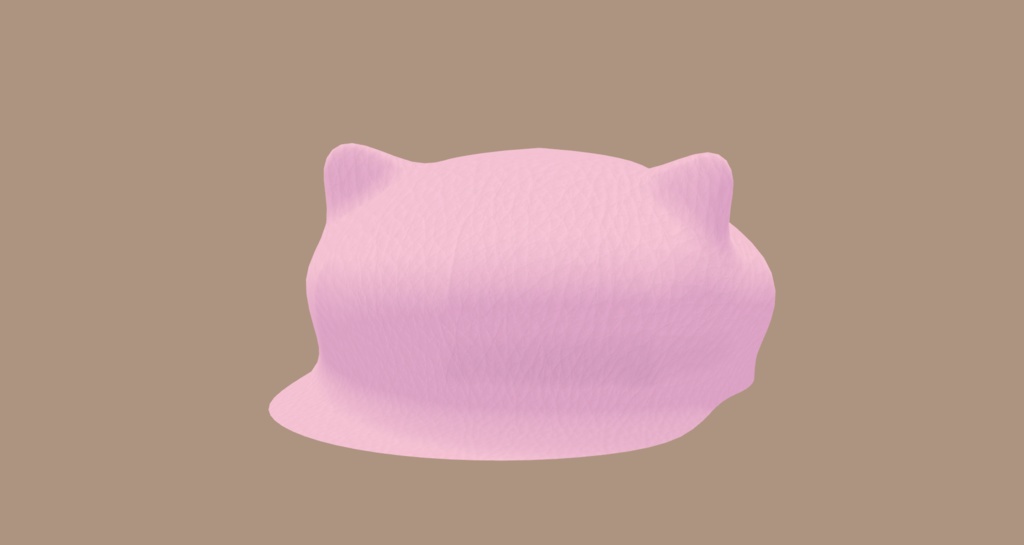【VRChat想定】ねこみみキャップ