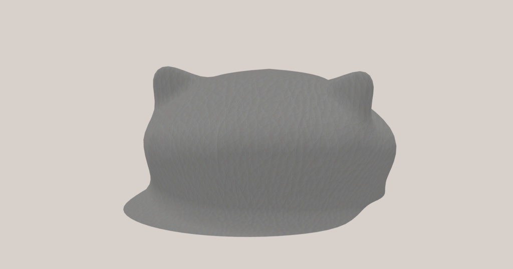 【VRChat想定】ねこみみキャップ