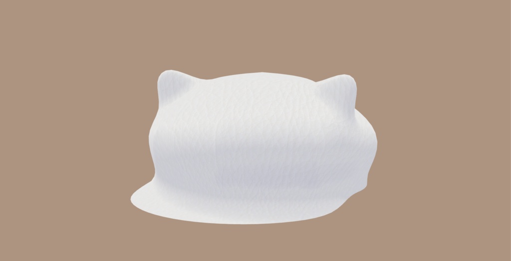 【VRChat想定】ねこみみキャップ