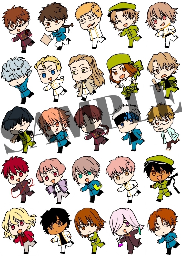 デジタルイラスト オリジナル トランプ擬人化シリーズ ステッカー シール シート売り