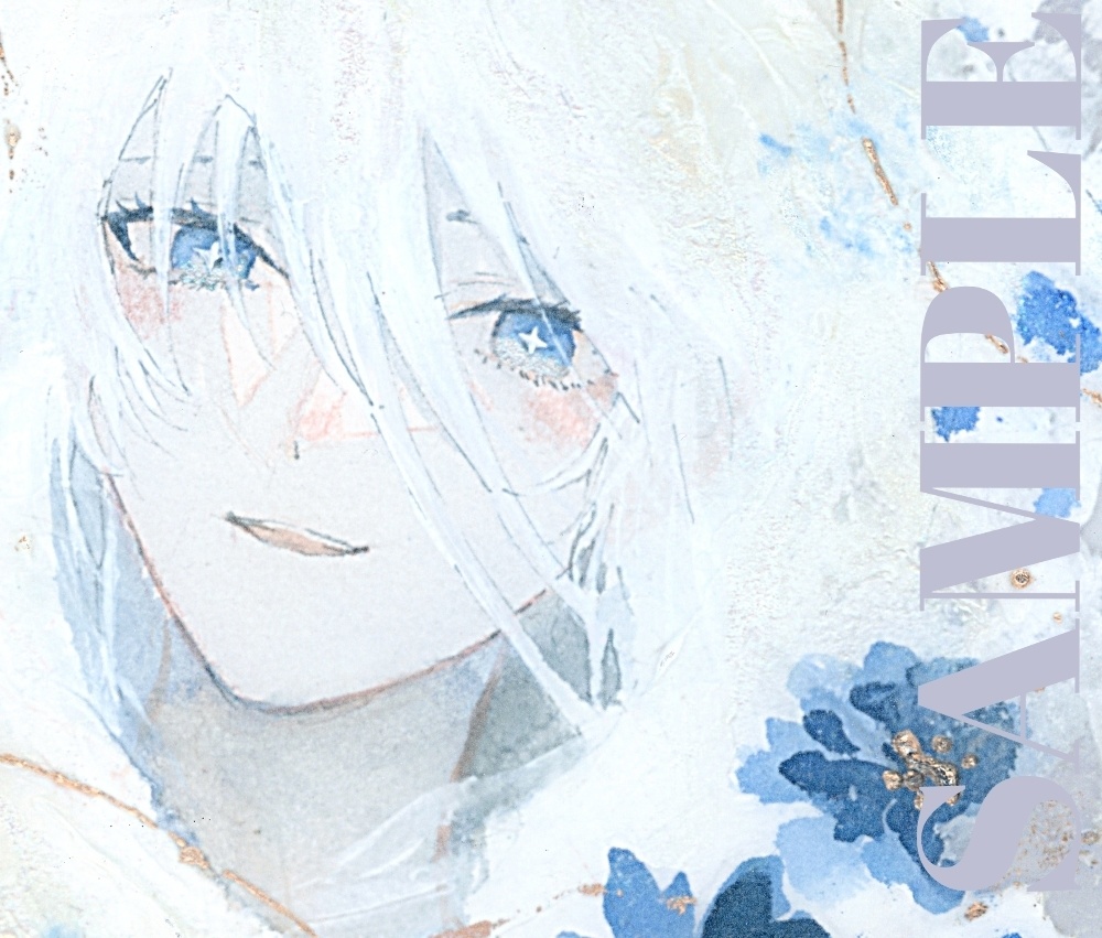 オリジナル 手描きイラスト 女の子 「光に満ちて」 アクリル板 A5サイズ 透明水彩