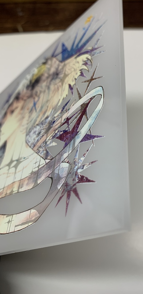 手描きイラスト オリジナル グッズ アクリル色紙 「星達の行方」