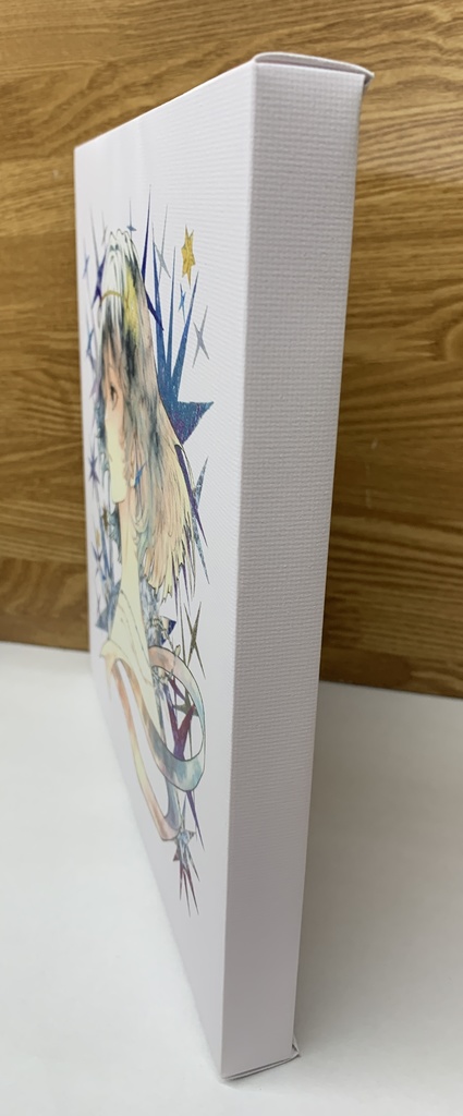 手描きイラスト グッズ キャンバスプリント 「星達の行方」 女の子