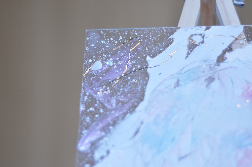 オリジナル 手描きイラスト 男の子 青年 「思い出はいつでも」 アクリル板 A5サイズ 透明水彩