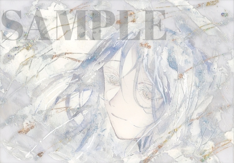 オリジナル 手描きイラスト 女の子 「光の透り道」 アクリル板 A5サイズ 透明水彩 原画